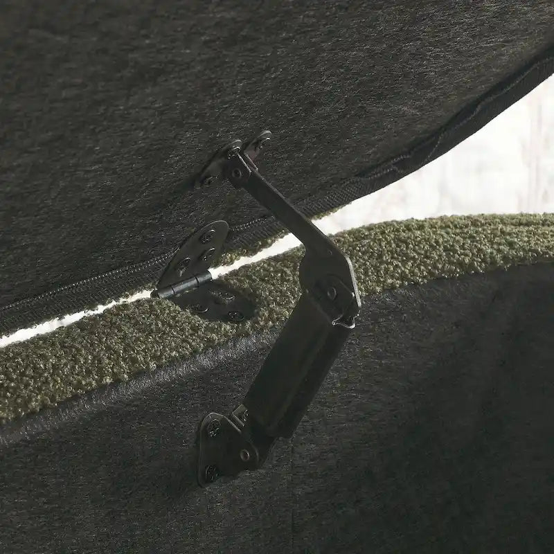 Panca Contenitore Rivestita in Bouclé Sherpa