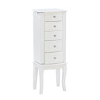 Portagioie a tre cassetti con bordo smerlato - 35,5 - Bianco