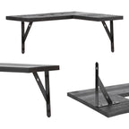 Mensole Flottanti in Legno, Set da XX, Scaffali a Parete per Bagno, Camera da Letto, Soggiorno e Cucina, Decorazione Murale 40,6 x 29 cm