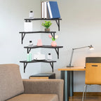 Mensole Flottanti in Legno, Set da XX, Scaffali a Parete per Bagno, Camera da Letto, Soggiorno e Cucina, Decorazione Murale 40,6 x 29 cm