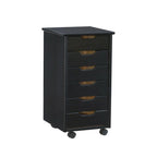 26 Black Rolling Storage Cabinet with 6 Drawer