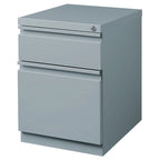 Hirsh 20 D Commercial Mobile Pedestal File Cabinet,1 Box/1 File,Black