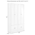 Set ingresso Crosley Harper 2 pezzi - 12,5 x 44 x 74