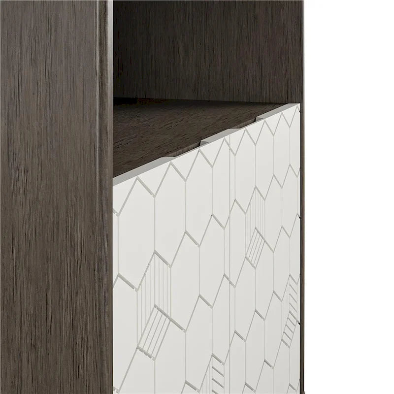 Mobile contenitore Olivia grigio CosmoLiving by Cosmopolitan