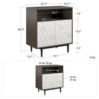 Mobile contenitore Olivia grigio CosmoLiving by Cosmopolitan