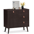 Mobile credenza a 3 cassetti - Marrone - 31,5 x 15,5 x 32 (L x P x A)