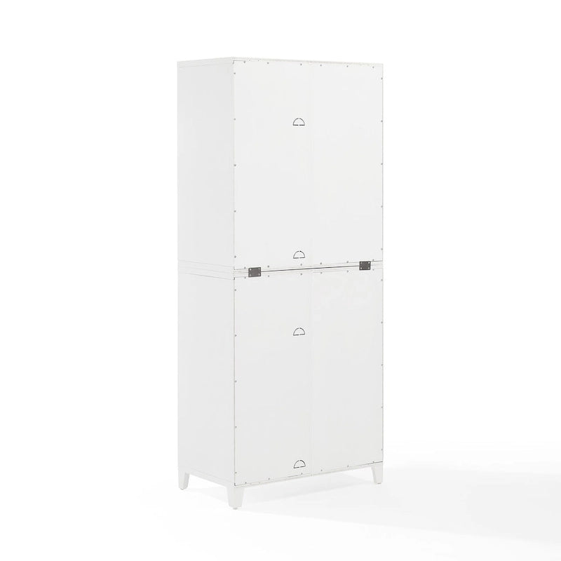 Crosley Roarke Set da 2 Mobili Dispensa con Vetrina