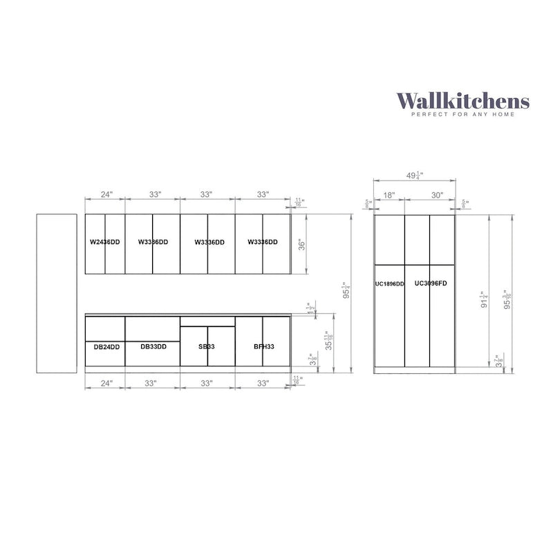 Collezione Kitchen Oasis Base in Teak Naturale e Colore Nero Misura 10Ft di larghezza - 123x50