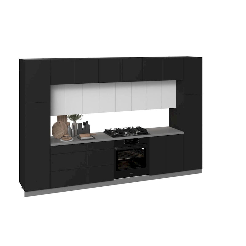 Collezione Kitchen Luxe Colore Nero Base Dimensione 12Ft di Larghezza - 143x24
