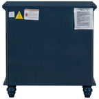 Mobiletto in legno con 3 cassetti, tavolino con vassoio estraibile