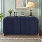 Credenza ad angolo curvata da 60 con ripiani regolabili