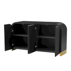 Credenza ad angolo curvata da 60 con ripiani regolabili