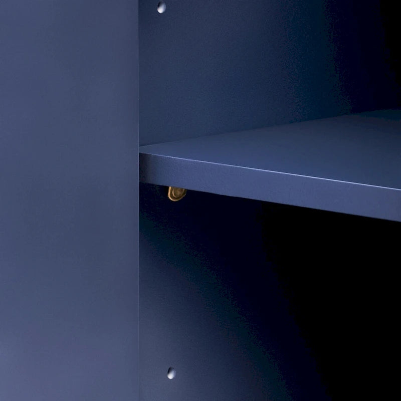 Credenza ad angolo curvata da 60 con ripiani regolabili