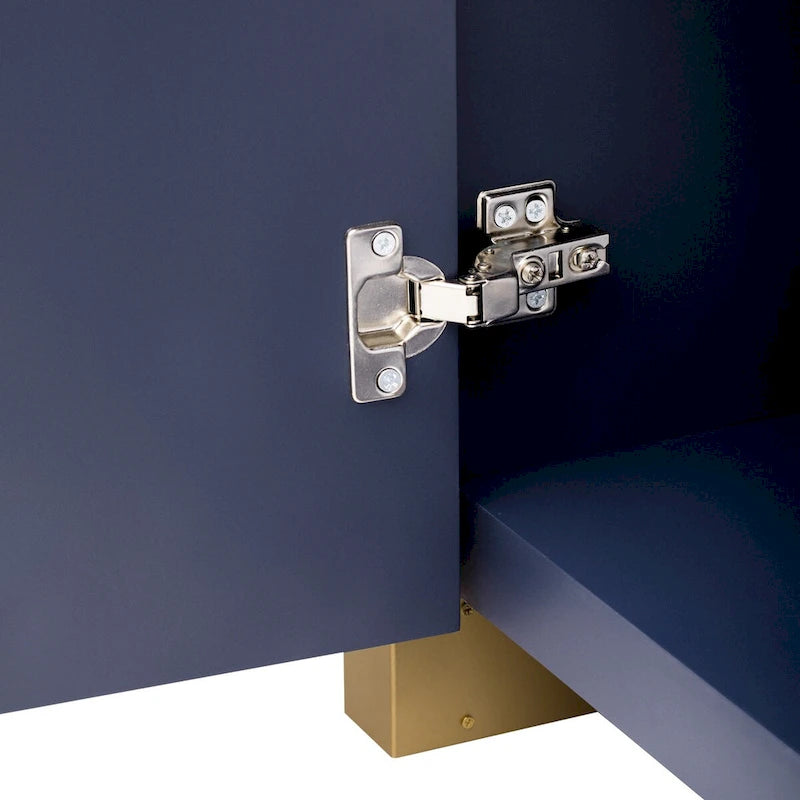 Credenza ad angolo curvata da 60 con ripiani regolabili