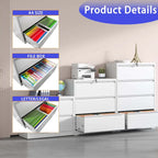 Classificatore laterale a 3 cassetti, armadietto portadocumenti con serratura, classificatore con serratura per ufficio domestico, classificatore in metallo con serratura