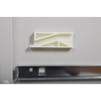 Classificatore laterale a 3 cassetti, armadietto portadocumenti con serratura, classificatore con serratura per ufficio domestico, classificatore in metallo con serratura