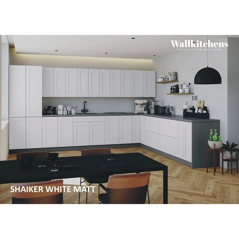 Collezione Kitchen Regal Colore Bianco Opaco Base Misura 13 piedi di larghezza - 156x127