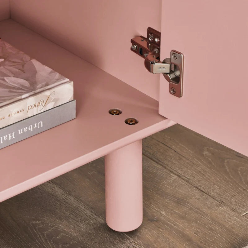 Armadietto con anta, armadietto multiuso, madia moderna, armadietto in legno