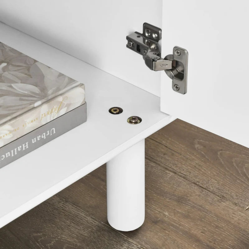 Armadietto con anta, armadietto multiuso, madia moderna, armadietto in legno