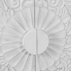 Cornice del supporto TV con motivo intagliato simmetrico