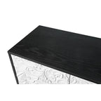 Cornice del supporto TV con motivo intagliato simmetrico