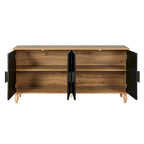 Cornice del supporto TV con motivo intagliato simmetrico