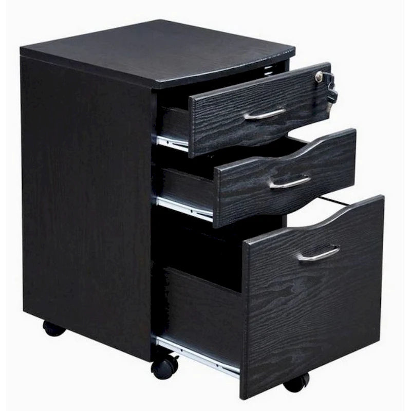 Urban Designs Armadietto porta documenti e schedario con ruote