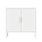 Armadietto metallico portaoggetti con 2 ante e 2 ripiani regolabili, armadio da garage in acciaio con serratura, armadietto metallico per archivio