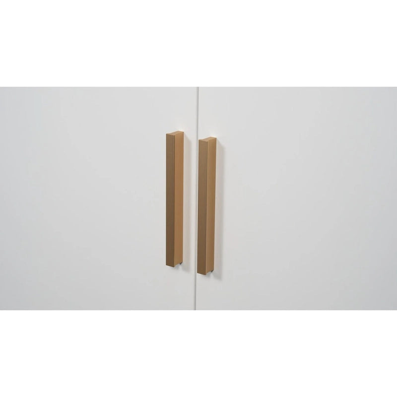 Armadietto metallico portaoggetti con 2 ante e 2 ripiani regolabili, armadio da garage in acciaio con serratura, armadietto metallico per archivio