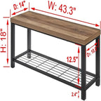 Panca d'ingresso industriale - 14P x 43.3L x 18A