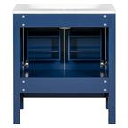 Mobiletto da bagno con 2 ante e un cassetto