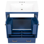 Mobiletto da bagno con 2 ante e un cassetto