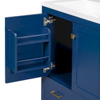 Mobiletto da bagno con 2 ante e un cassetto