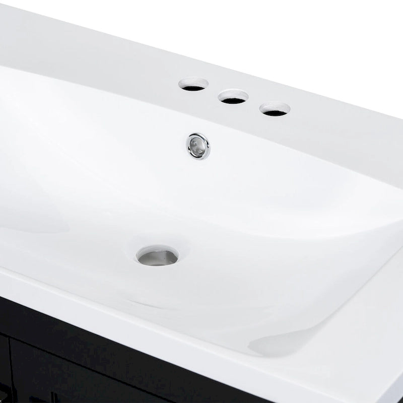 Mobiletto da bagno con 2 ante e un cassetto