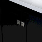 Mobiletto da bagno con 2 ante e un cassetto