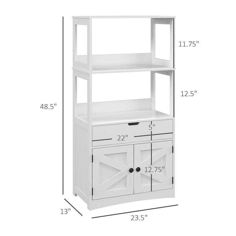 Mobiletto per bagno rustico