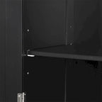 Armadietto Alto da Bagno, Armadietto Autoportante con Cassetti