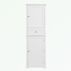 Mobiletto da bagno con cassetto e ripiano regolabile