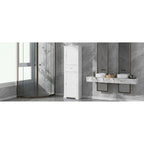 Mobiletto da bagno con cassetto e ripiano regolabile