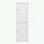 Mobiletto da bagno con cassetto e ripiano regolabile